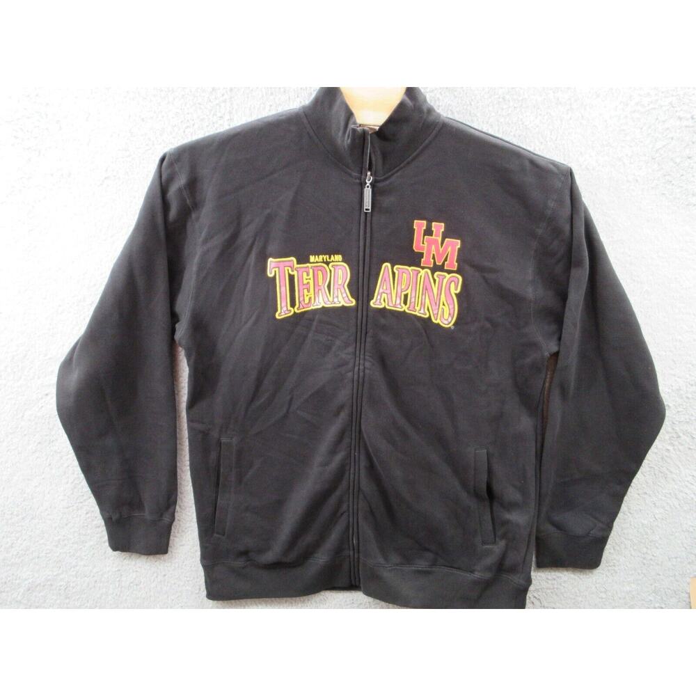 NWOT Original Retro Brand 1985 MARYLAND TERRAPINS Men Large Full Zip Sweatshirt